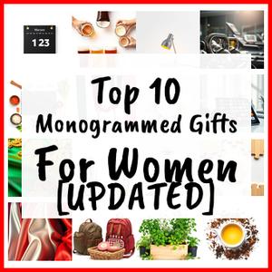 monogrammed gifts for women
