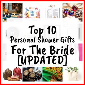personal shower gifts for the bride