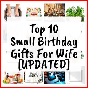 small birthday gifts for wife