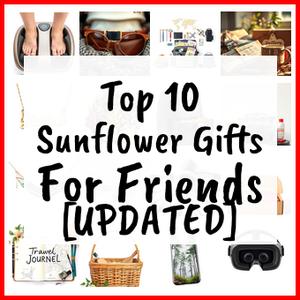 sunflower gifts for friends