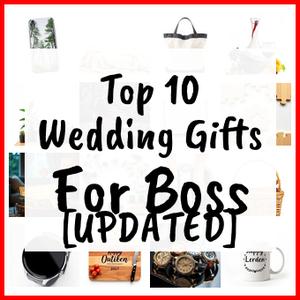 wedding gifts for boss